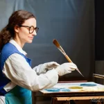 문화재수리기술자 자격증과 경력 전환 가능성 - **Prompt 1: The Art and Science of Painting Restoration in a Parisian Atelier**
    "A highly skille...